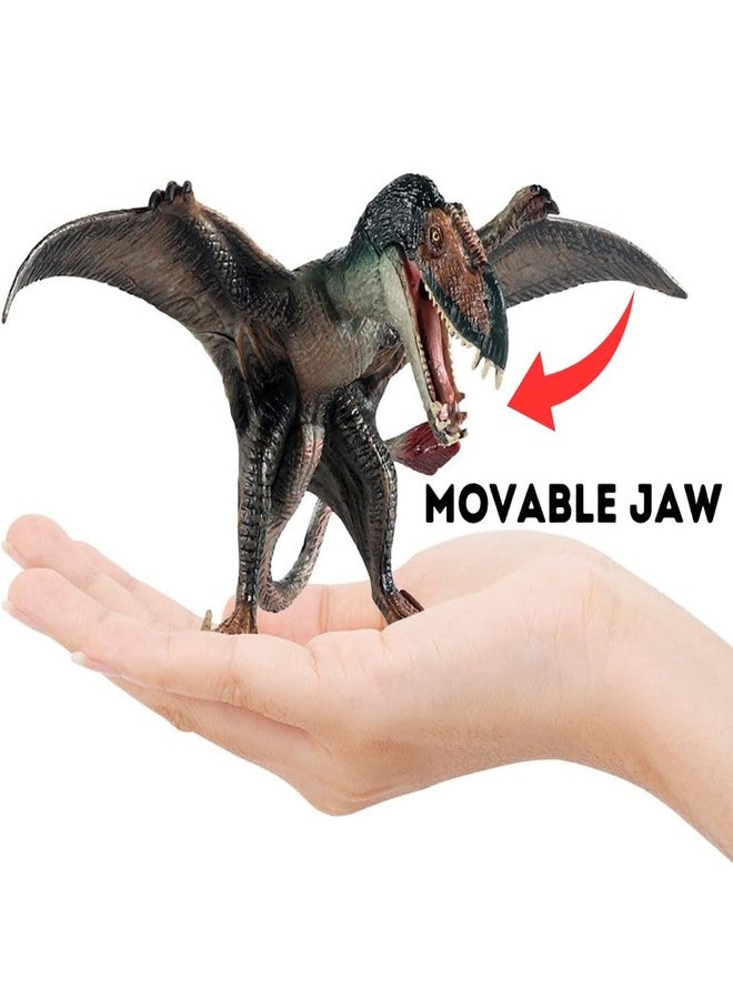 FUNFOB Dinosaur Toy Figure Width-16cm Pterodactyl Dinosaur Toys for Kids & Adults PVC Multicolour | Flying Dino - Image 2